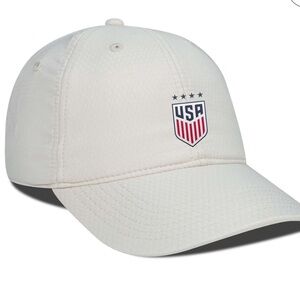 Mens Levelwear USA Logo Khaki Cap Hat USWNT Baseball Cap NWT